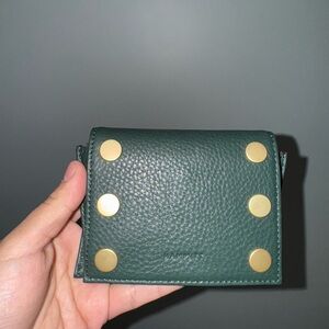 Hammitt Allen Brushed Gold Leather Wallet
